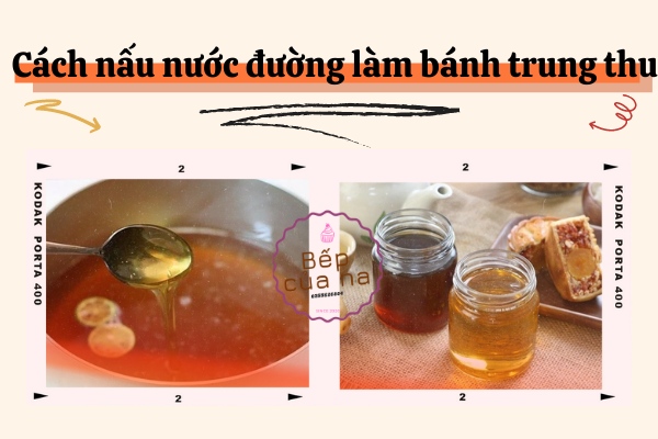 Cách nấu nước đường làm bánh Trung thu “cực dễ”. Hình ảnh 1