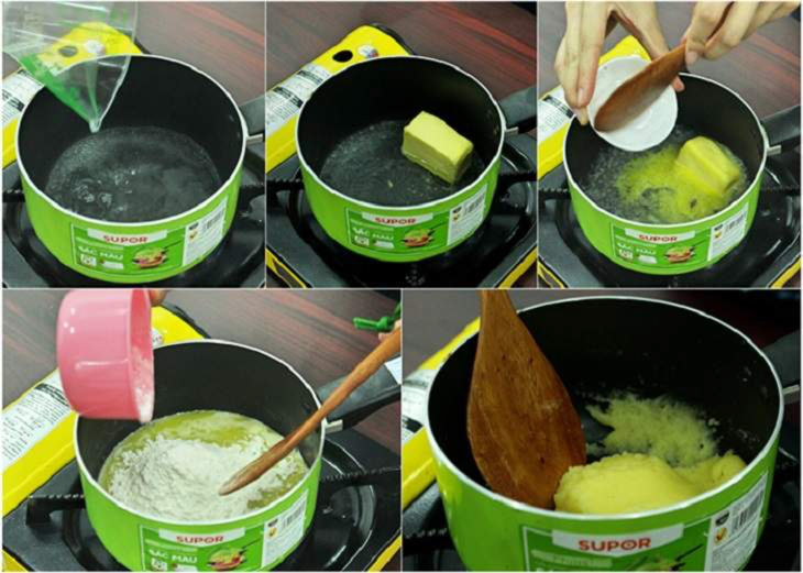 Cách làm bánh su kem sữa cực kỳ đơn giản. Hình ảnh 3