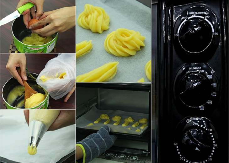 Cách làm bánh su kem sữa cực kỳ đơn giản. Hình ảnh 4