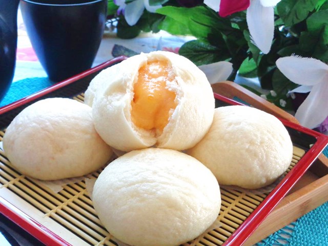 bánh bao đậu xanh hình 1