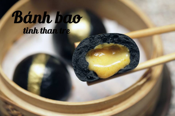 Cách làm bánh bao tinh than tre siêu lạ mà siêu dễ cho fan hảo ngọt